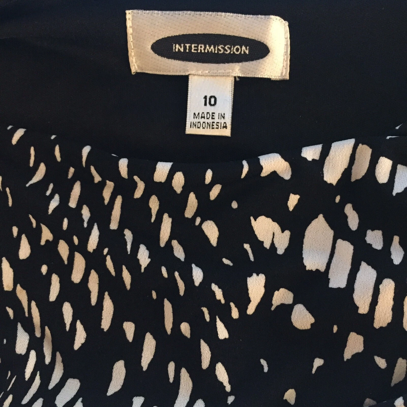 VETEMENTS Abito donna Intermission senza maniche increspato bodycon tg 10 nero bianco collo cappuccio