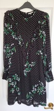 Ganni Floral Midi Dress Size 8