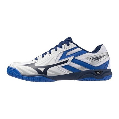 Mizuno Wave Kaiserburg 8 Tischtennisschuhe leicht weiß/marine/blau 3E Fr Ja