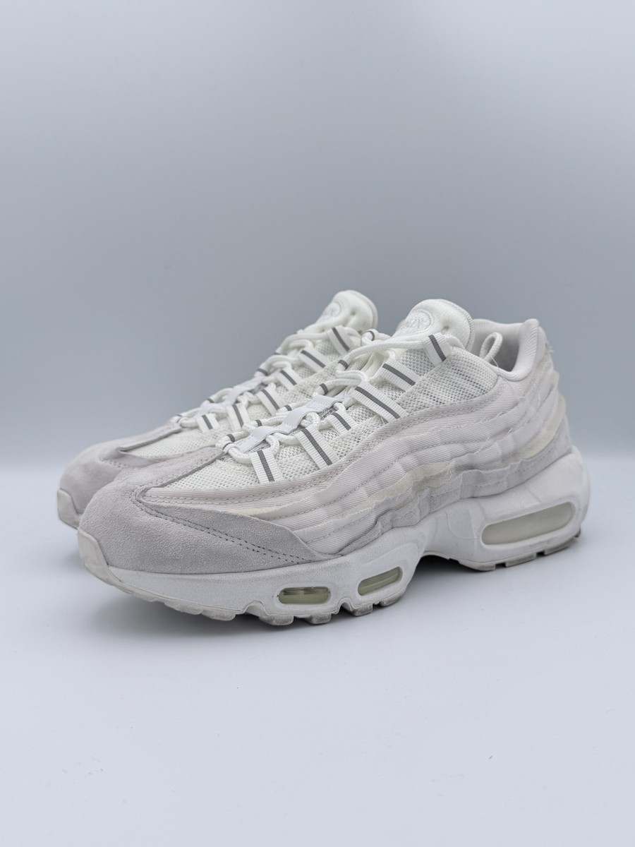 Size 8 - Comme des Garcons x Nike Air Max 95 White | eBay