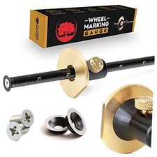 Wheel Marking Gauge - Woodworking Marking Scriber Kit With 2 Replacement
