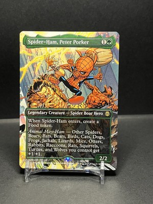 MTG Magic the Gathering Spiderman Marvel Peter Porker Spider Ham R 0201