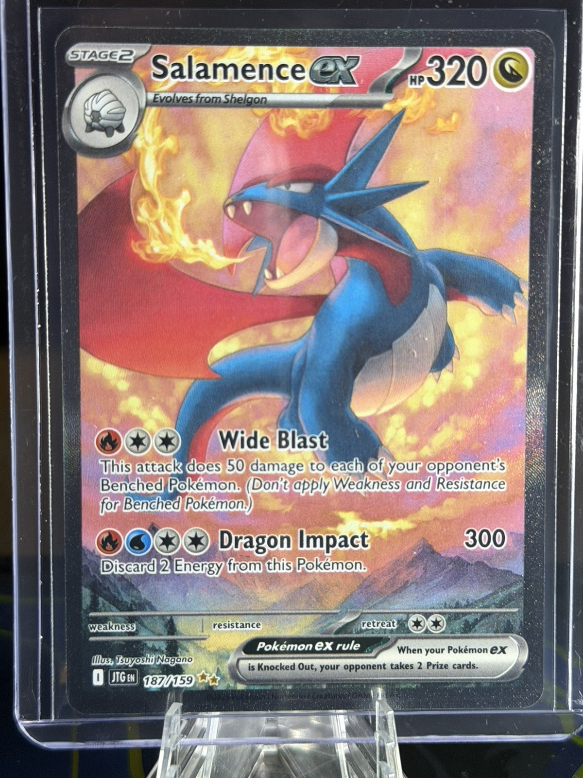 Pokemon - Salamence ex 187/159 - Journey Together NM