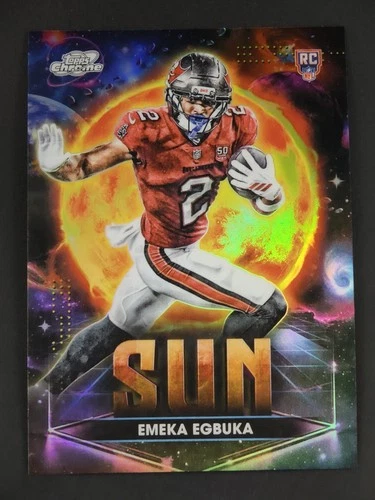 2025 Topps Cosmic Chrome Emeka Egbuka Sun (RAW)