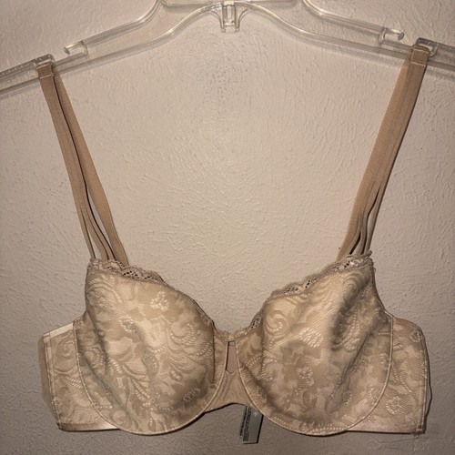 Soma 36B Intimates Women's Enticing Lift Unlined Balconette Bra Beige Tan Nude - Afbeelding 2 van 13