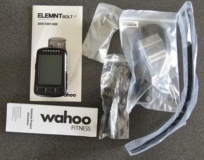 Wahoo Elemnt Bolt V1 GPS Fahrradcomputer schwarz WFCC3 - LESEN !!!