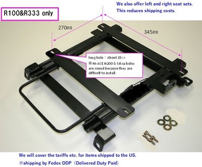 for INTEGRA DA5 DA6 DA7 DA8 DB1 SEAT RAIL SLIDE Right  SPARCO R100&R333