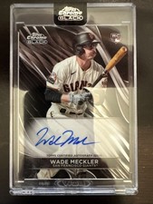 WADE MECKLER 2024 TOPPS CHROME BLACK ROOKIE AUTOGRAPH RC AUTO