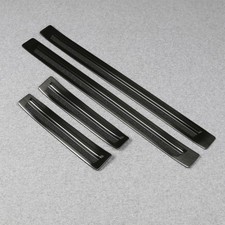 Se adapta a Nissan Kicks 2025 2026 umbral de puerta exterior placa de desgaste cubierta embellecedor negro