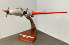 Lockheed Electra 10E Plane Mahogany Wood Scale Model Desk Airplane Aircraft Jet