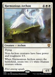Harmonious Archon 74/208 Phyrexia All Will Be One Commander