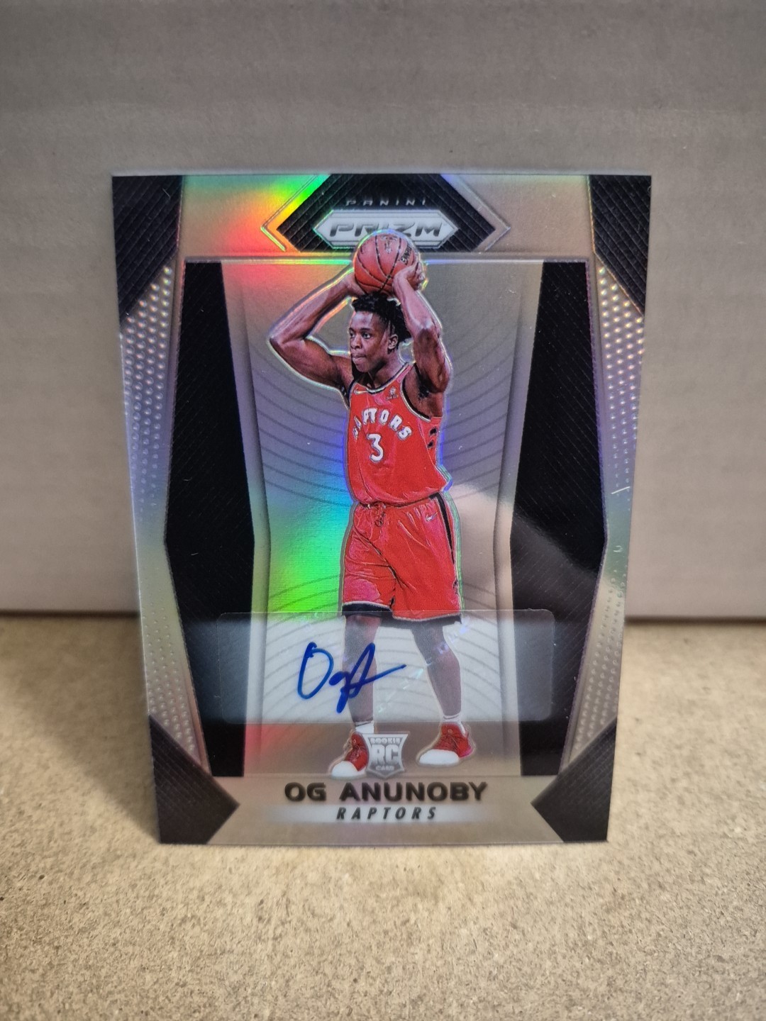 2017 Prizm OG Anunoby Silver Prizm Rookie Auto #38 Autograph RC