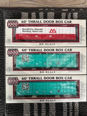 Proto 1000 HO SCALE 3-60'THRALL BOX CARS LUNX #4315 TCAX #30030-30033 NIB