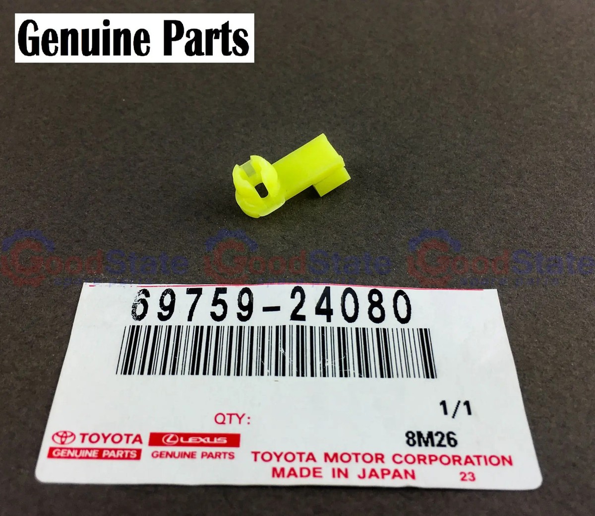 Genuine Toyota LandCruiser 80 Series HZJ HDJ Yellow Door Lock