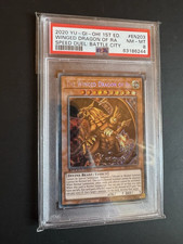 PSA 8 RA Winged Dragon 1st Edition Speed Duel Battle City Yu-Gi-Oh! #EN203