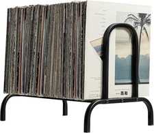 Vinyl Record Storage  Vinyl Record Storage Holder,Fits 110 Albums/Lps,Met