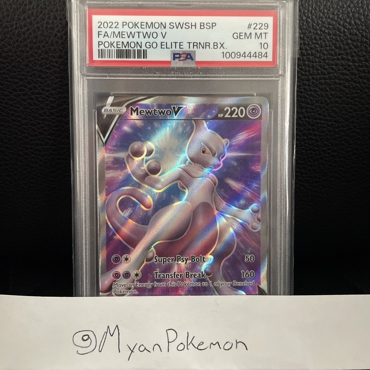 2022 Pokemon Mewtwo V #SWSH229 Pokemon Go PSA 10 | eBay