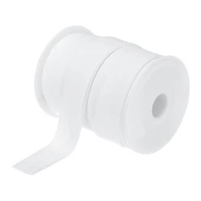 1 Inch Double Fold Bias Tape Continuous Bulk Bias Tape White 25 Yards