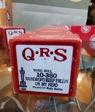 QRS piano roll 10-380 Raindrops Keep Fallin' on my Head Butch Cassidy & Sundance