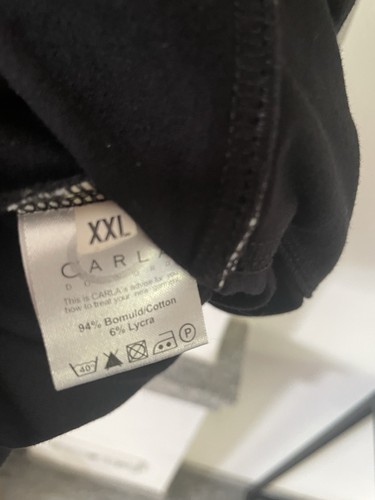 CÁRLA DU NORD Norwegen stilvolles Kleid das Kleine Schwarze Gr. XXL (M/L) Jersey - Bild 7 von 9