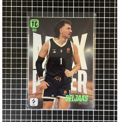 Zac Seljaas Max Power Panini Top Class #170 EuroLeague Basketball LDLC ASVEL