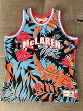 Mitchell & Ness Maillot basketball sans manches McLaren Racing floral XL