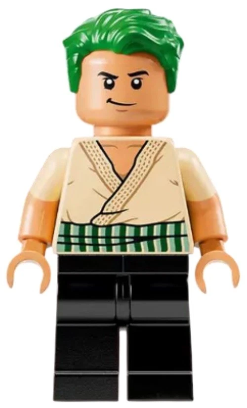 LEGO® Minifig op013 - Roronoa Zoro - Tan Shirt One Piece aus Set 75639
