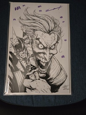Beyond: The Joker Complex Uribe B&W Exclusive With Haha Purple Sig Ltd to 75
