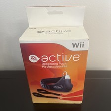 Nintendo Wii EA Sports Active Accessory Pack Cinghia per gambe e fascia di resistenza nuovo