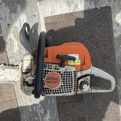 STIHL MS391 Gasoline Chainsaw w/ Chain Brake - Orange/White/Black