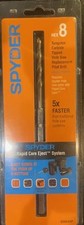 Spyder Rapid Core Eject 3/8" Hex 8 Tungsten Carbide Hole Saw Pilot Drill 600649P
