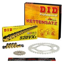 DID VX3 Kettensatz GOLD Yamaha TT 600 E, 94-98 (4GV 4LW) ENDLOS extra verstärkt