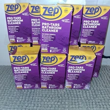 12x Zep Pro Tabs Bathroom Cleaner ,  New , Boxes Have Wear And Tear , READ