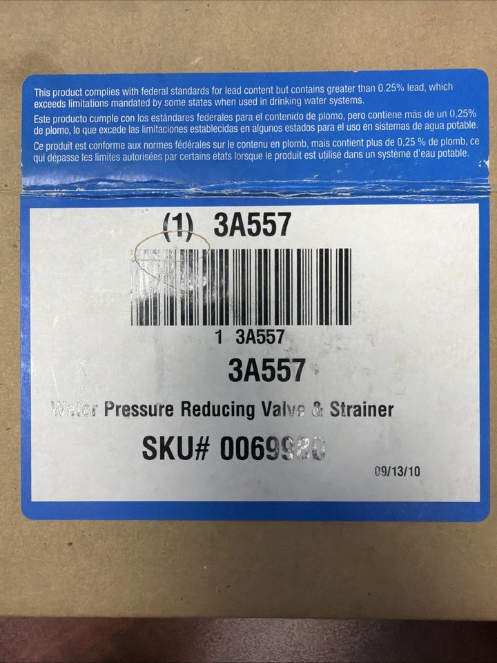 Watts LF25AUB-Z3 3/4" Lead Free Water Pressure Reducing Valve 3/4 in. - Image 4 of 4