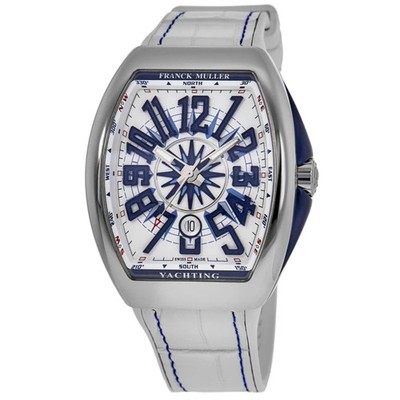 New Franck Muller Vanguard Yachting White Dial Steel Men's Watch V45SCYACHTACWH
