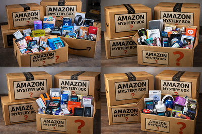 buying booster boxes on amazon AMAZON Mystery Box General Merchandise Fun Resellers/ STARTER Bundles