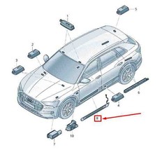 AUDI E-TRON GEN Einstiegsleistenleiste vorne links 4KE947417A NEU ORIGINAL
