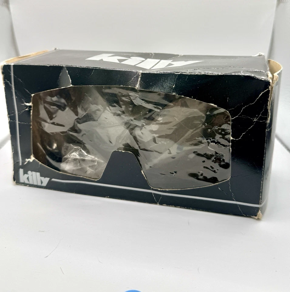 Винтажные лыжные очки Killy TRD Bolle France новые из старых запасов в коробке желтые линзы 1980-е ретро катание на лыжах - Изображение 2 из 4