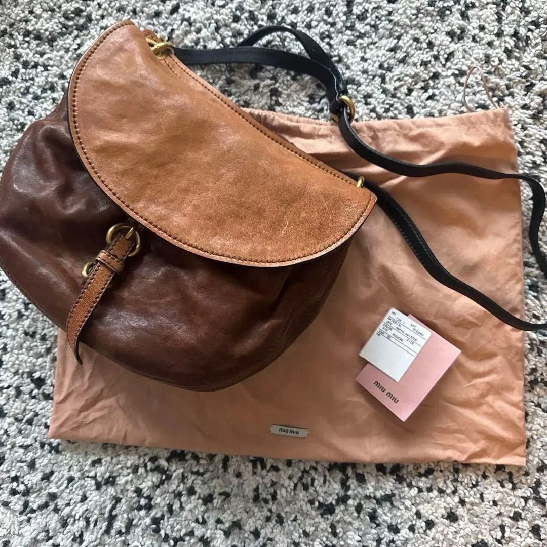 Miu Leather Crossbody Bags for Women for sale | eBay