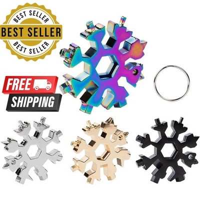 18-in-1 Werkzeug Multitool Schneeflocke Geschenke Geburtstag Weihnachtsgeschenk