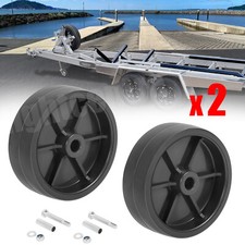2x Boat Trailer Jack Caster 6" Tongue Wheels 1/2 Inch Axle 1200lbs Load Capacity