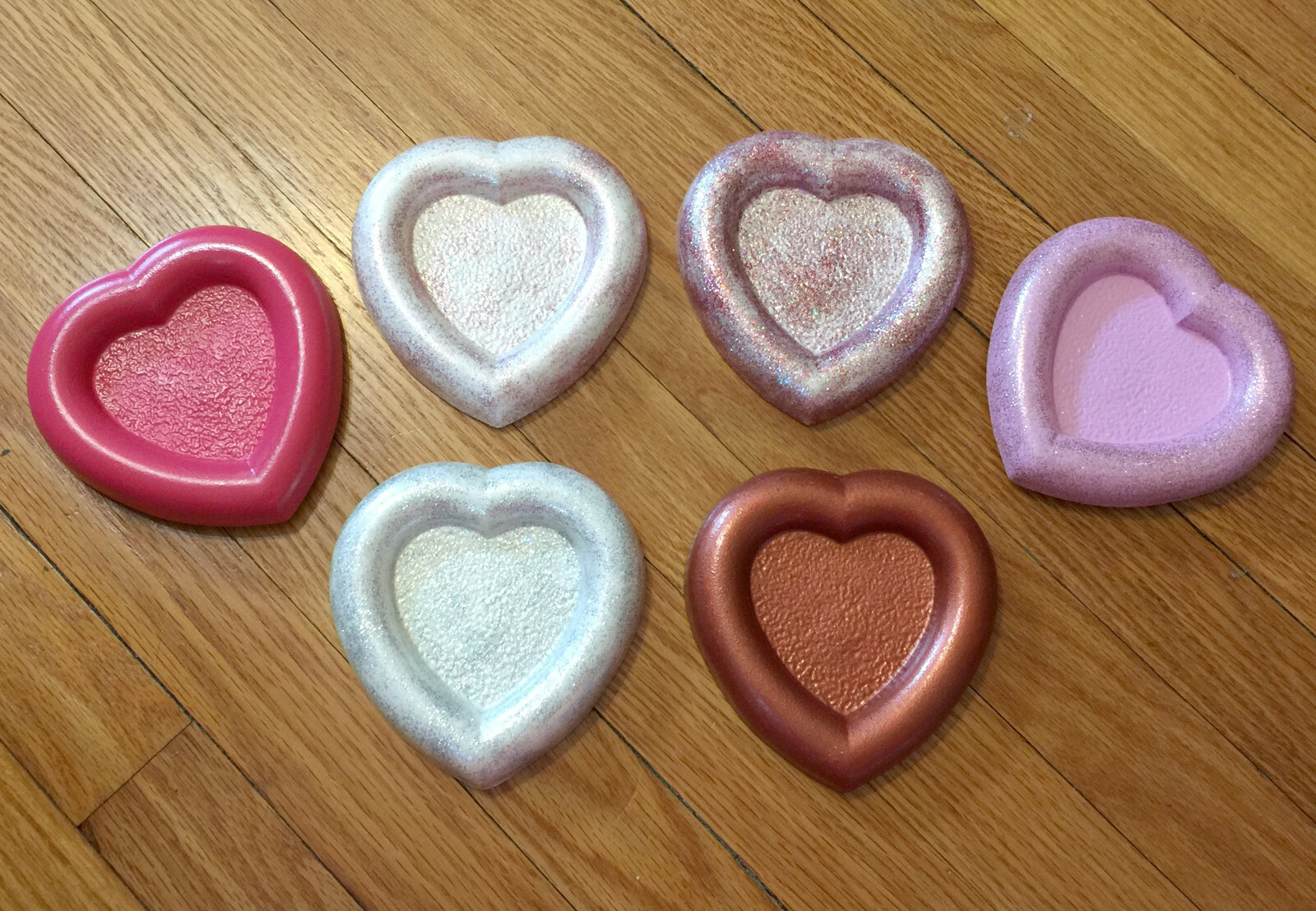 NEW Uniq Handmade HEART Shape CANDLE Tealight Votive Holder Coaster TRINKET Dish