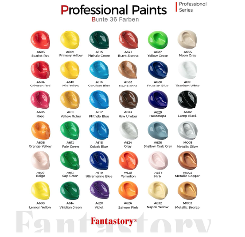 Airbrush Paint, 36 Colors Acrylic Air Brush Paint Kit, Water-Based, Opaque & Neo - Picture 2 of 8