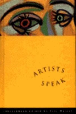 Artists Speak: A Sketchbook by Eric Maisel