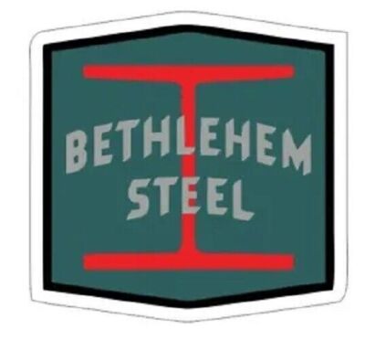 Bethlehem Steel Railroad Railway Train Sign Sticker Decal