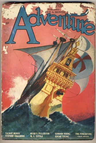 ADVENTURE - June 3 1919 - Talbot Mundy / W. C. Tuttle / Pulp Magazine ...