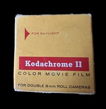 Vtg KODAK KODACHROME II Daylight Movie Film Double 8mm 25ft Roll Ex in 66 NEW