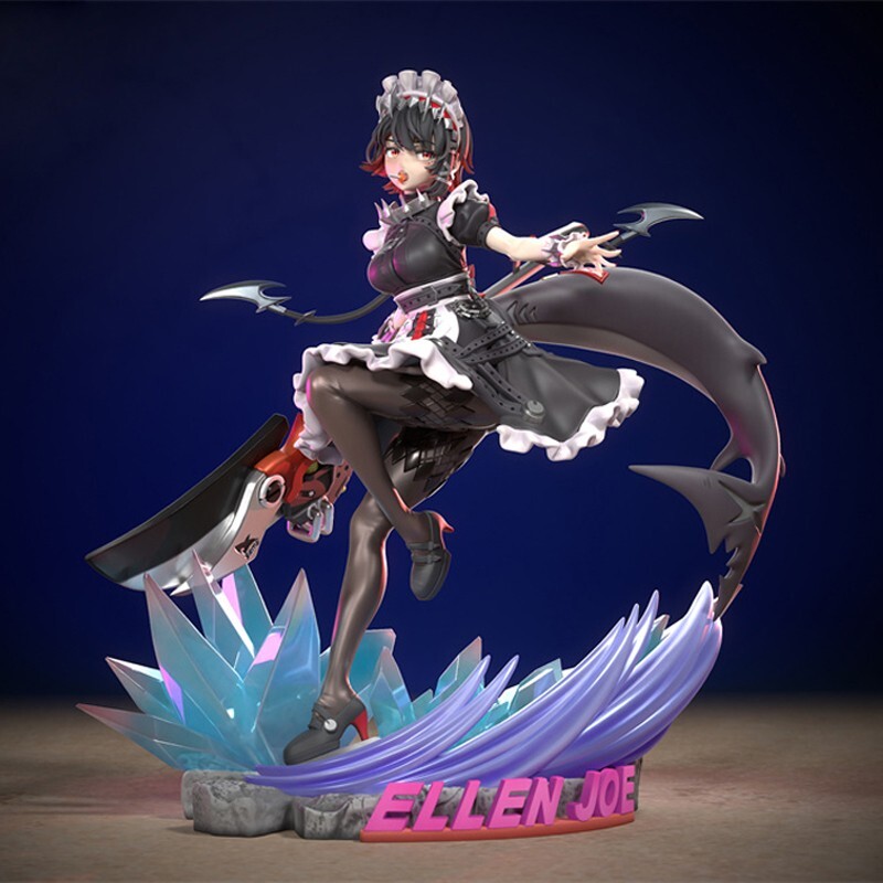 Ellen Joe 1/8 21cm 3D print figure Model Kit Unpainted Unassembled