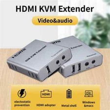 60M USB KVM HDMI Extender 1080P RJ45 Ethernet Audio Video Extension Convertitore