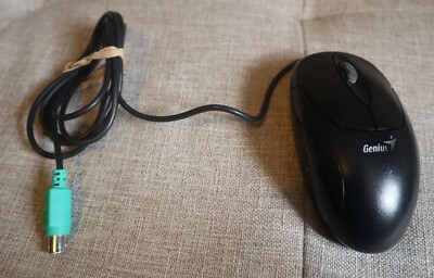 Optische Computermaus - Genius XSCROLL - Schwarz - Kabelgebunden PS/2 Port Anschluss